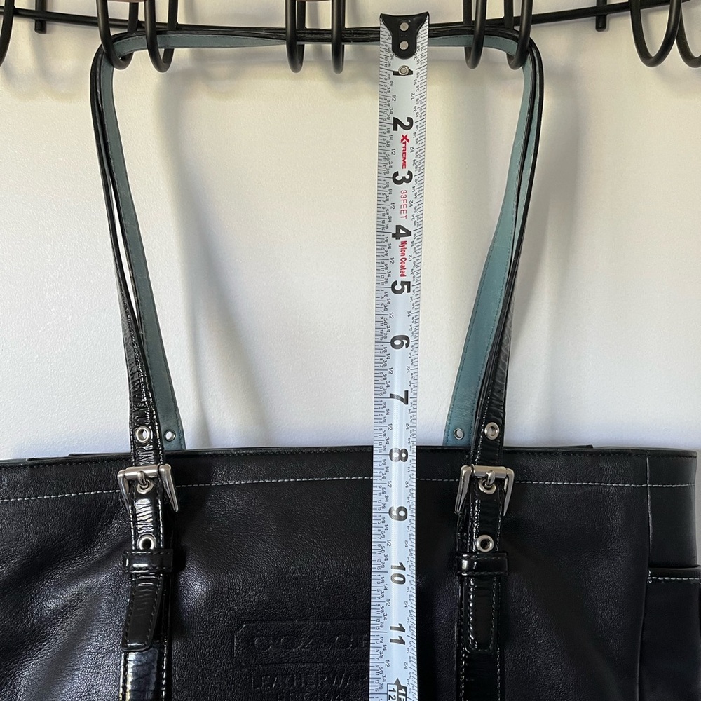 Coach 90s Black Leather Shoulder Bag - Picture 16 of 16